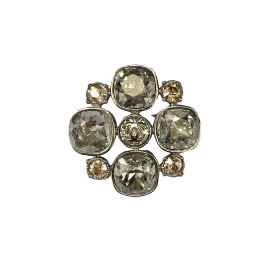 Chanel silver metal pins & brooches