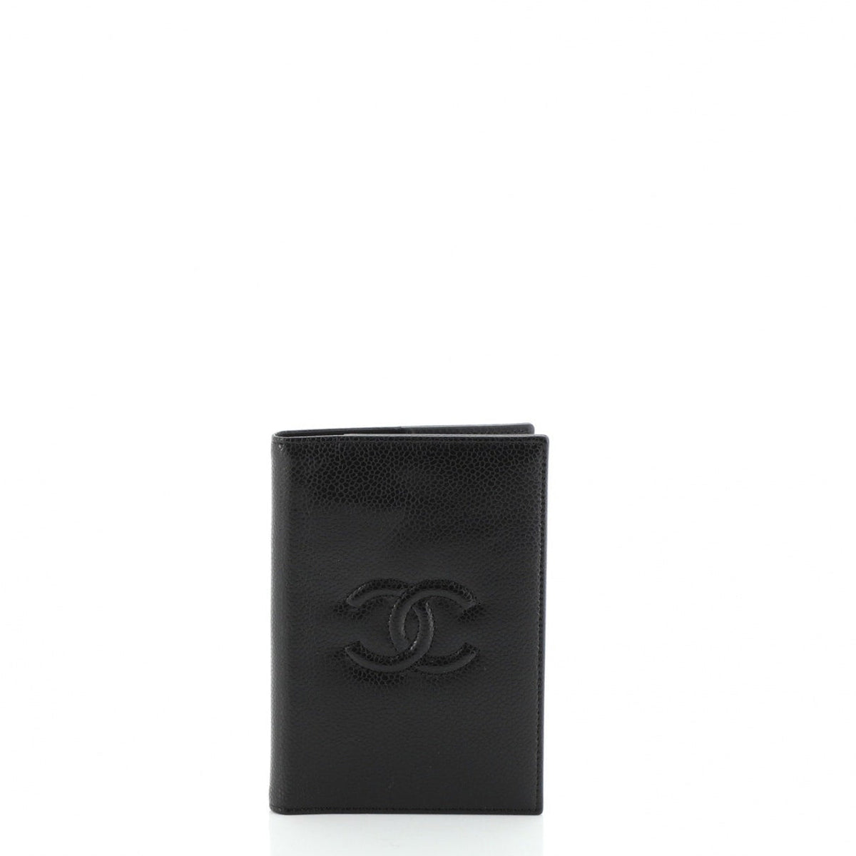 Chanel black leather handbag