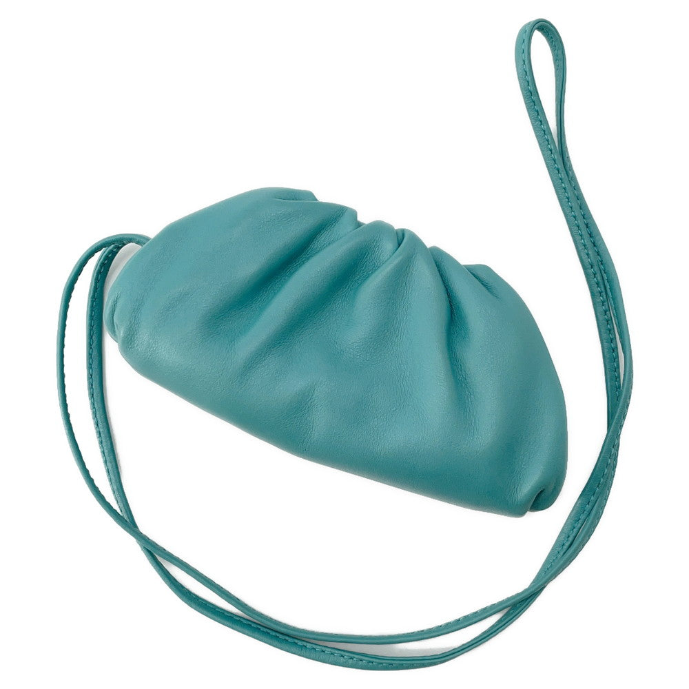 Bottega Veneta Mini The Pouch Coin purse Blue577816 Leather