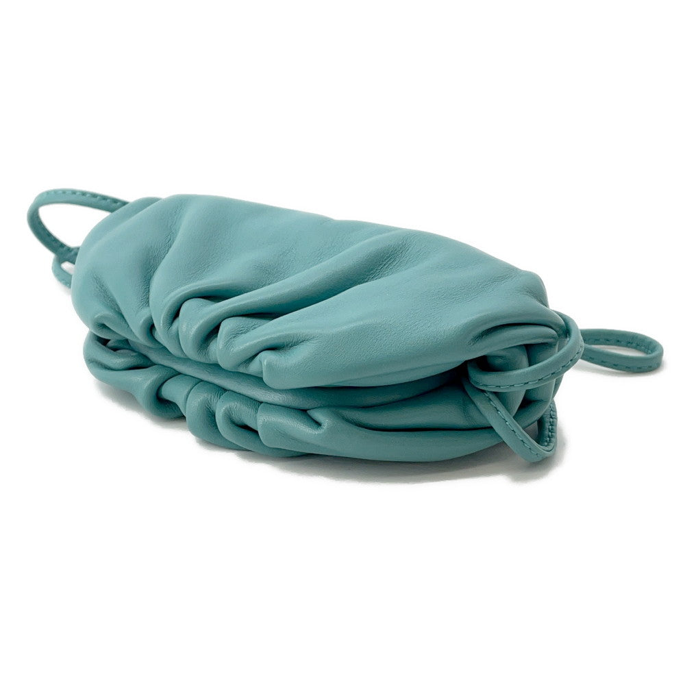 Bottega Veneta Mini The Pouch Coin purse Blue577816 Leather