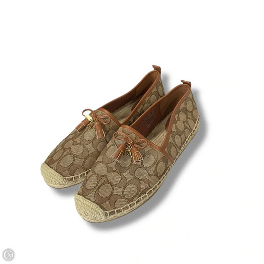 Shoes Designer By Coach In Brown, Size: 9.5