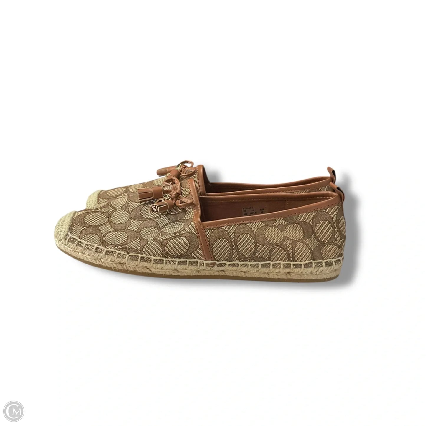 Shoes Designer By Coach In Brown, Size: 9.5