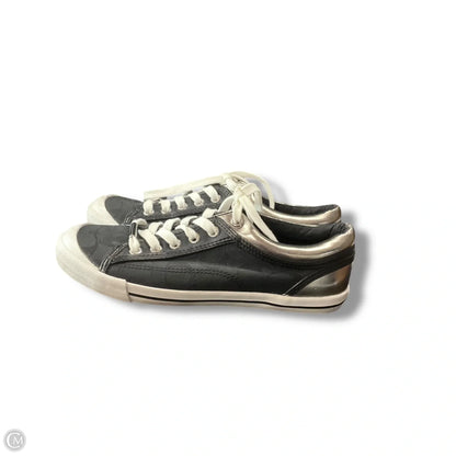 Shoes Designer By Coach In Black & Silver, Size: 7.5