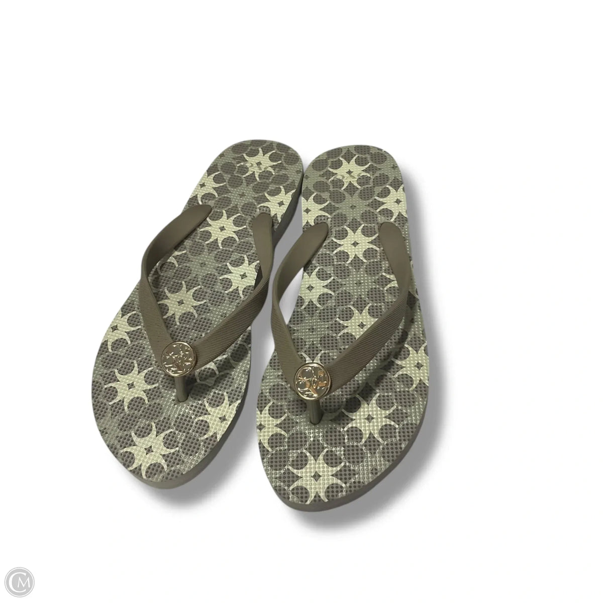 Sandals Designer By Coach In Grey, Size: 7