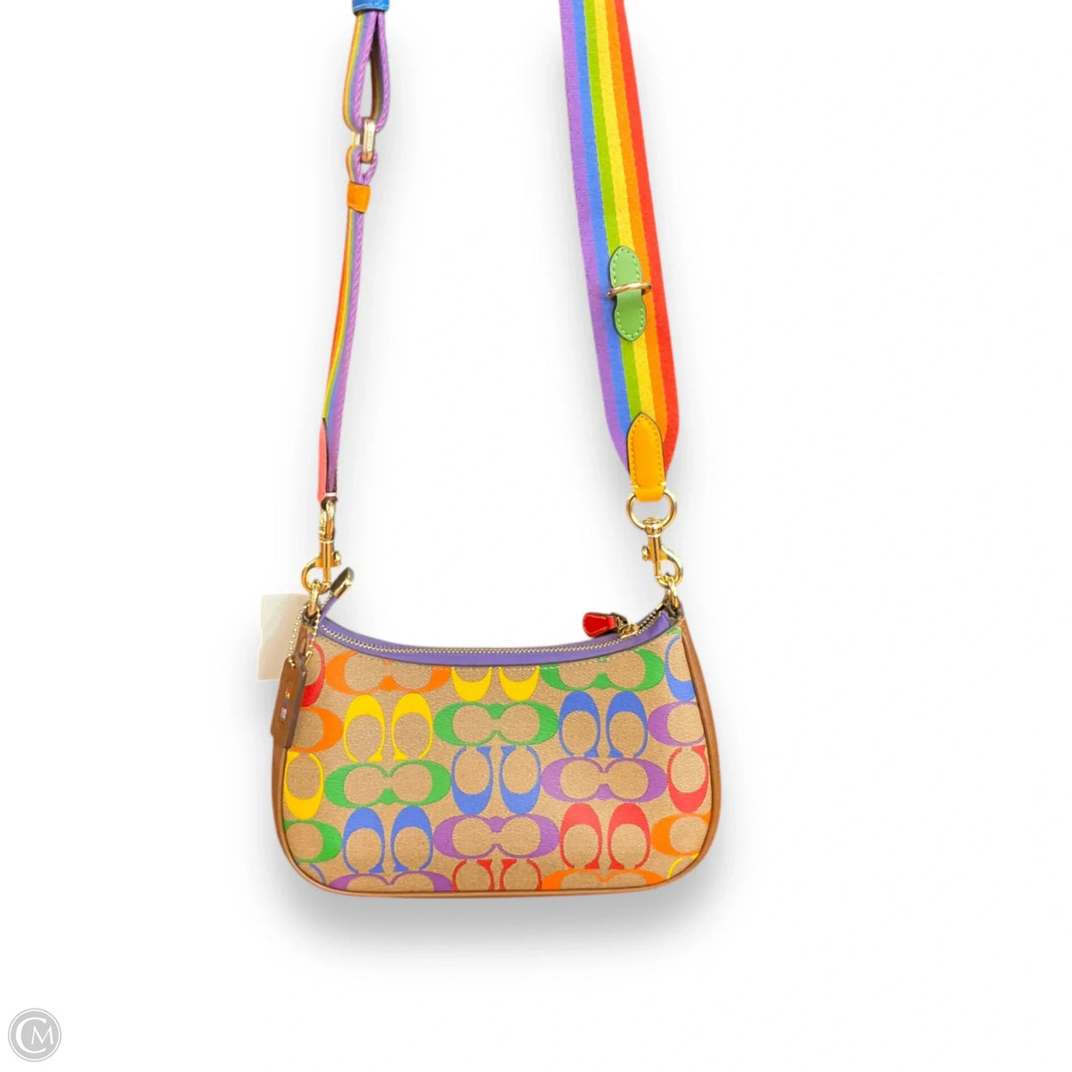 Crossbody Designer By Coach, Size: Medium