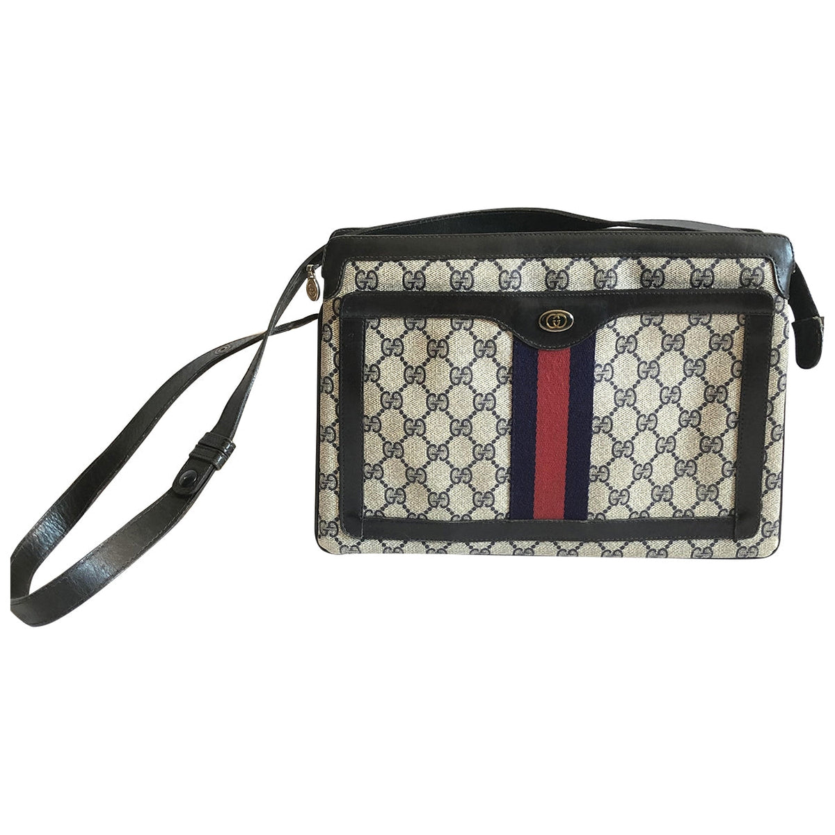 Gucci ophidia blue plastic handbag