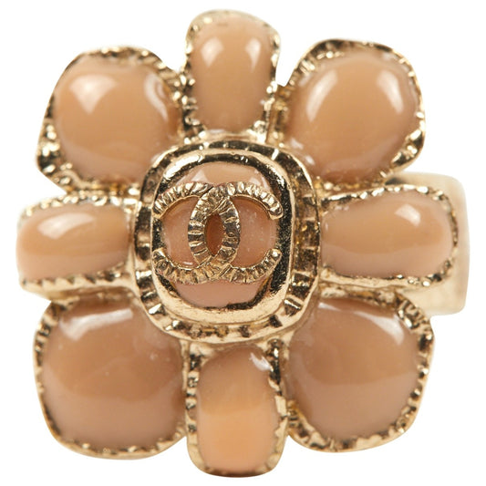 Chanel gold metal rings