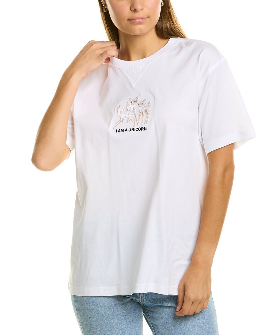 Burberry Oversized T-Shirt White Regular 4 (S)