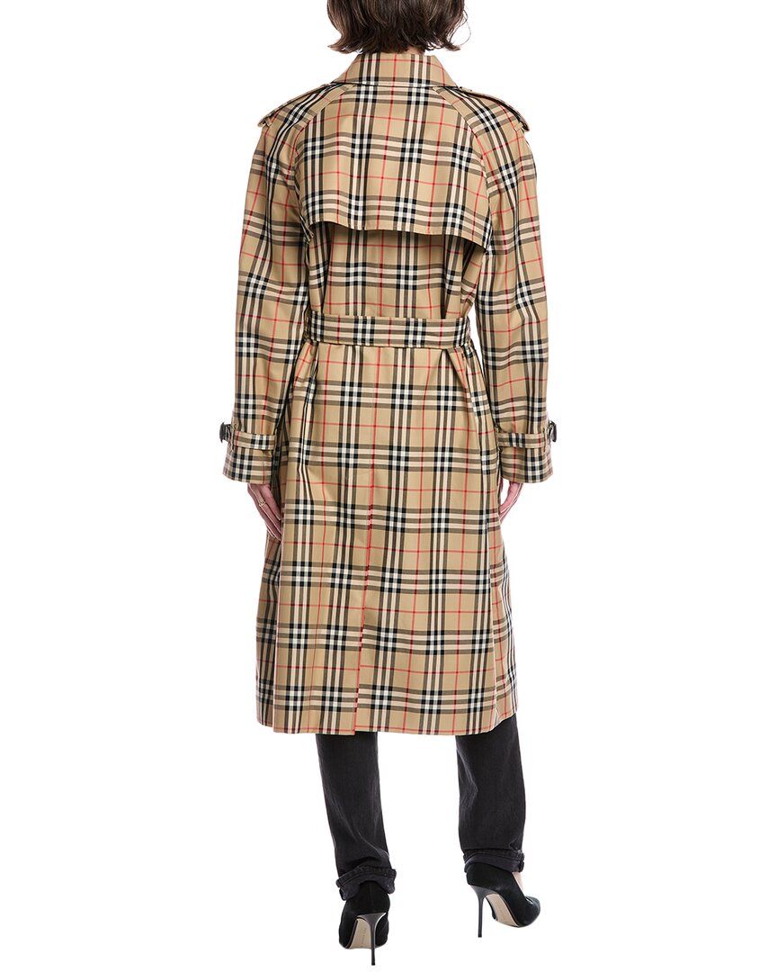 Burberry Check Trench Coat