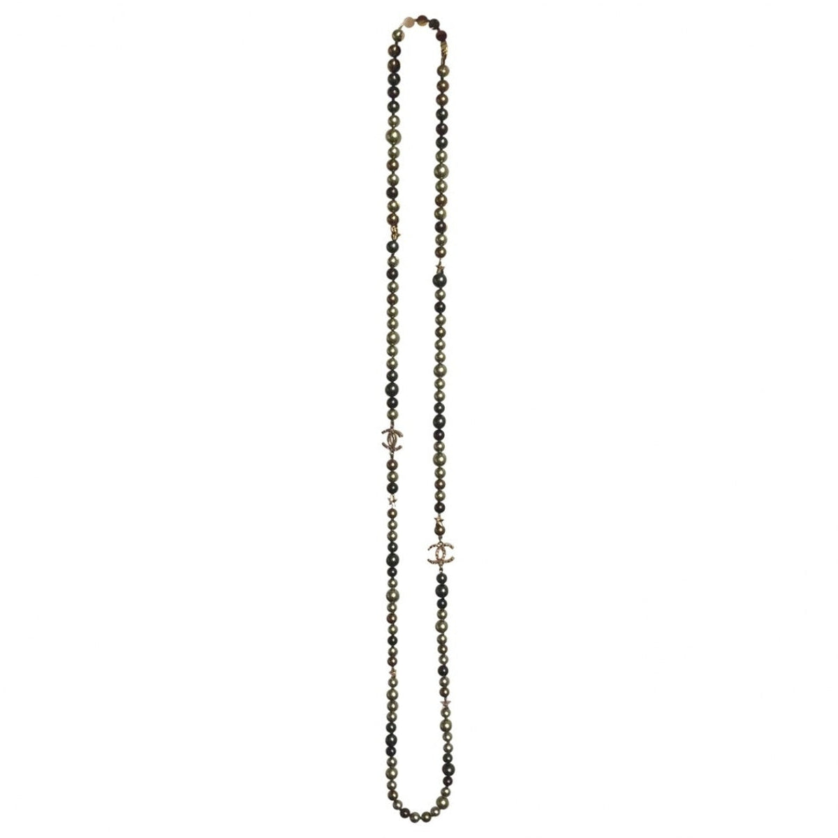 Chanel multicolour metal necklaces