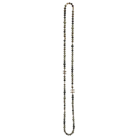 Chanel multicolour metal necklaces