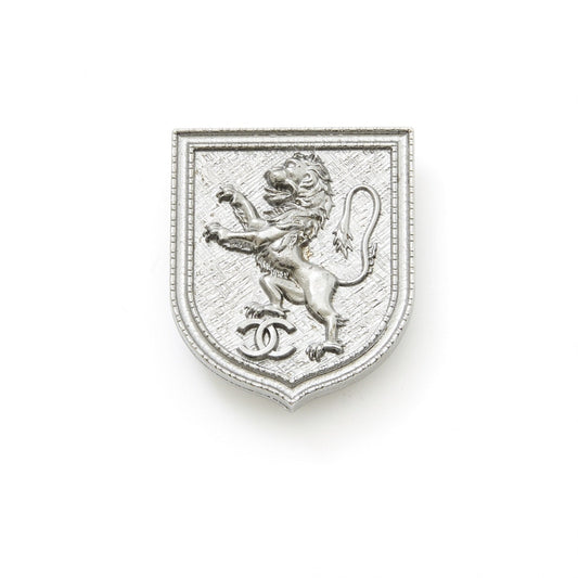 Chanel silver metal pins & brooches