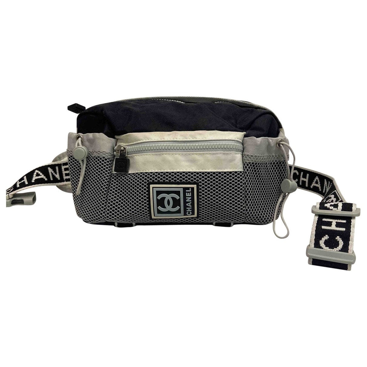 Chanel black cloth handbag