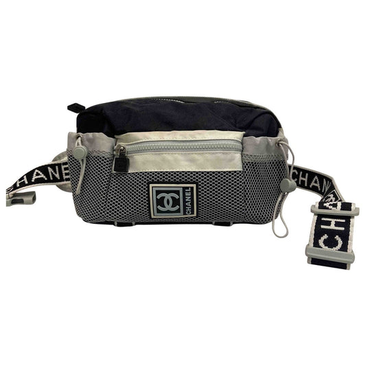 Chanel black cloth handbag