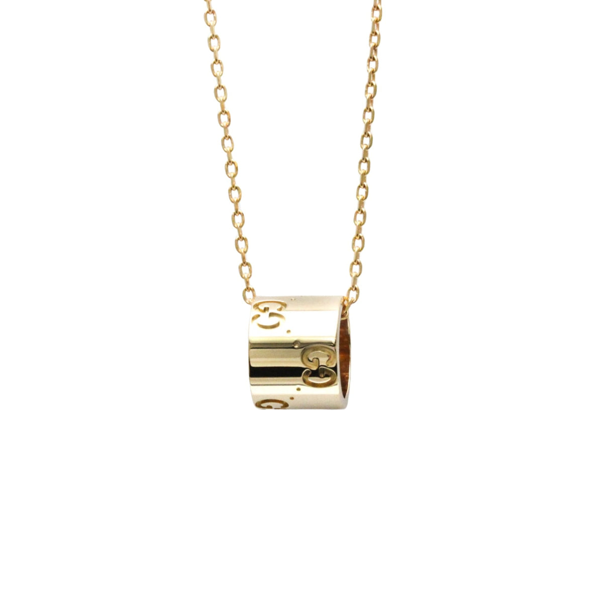 Gucci Icon Gold Rose Gold Necklace Jewelry