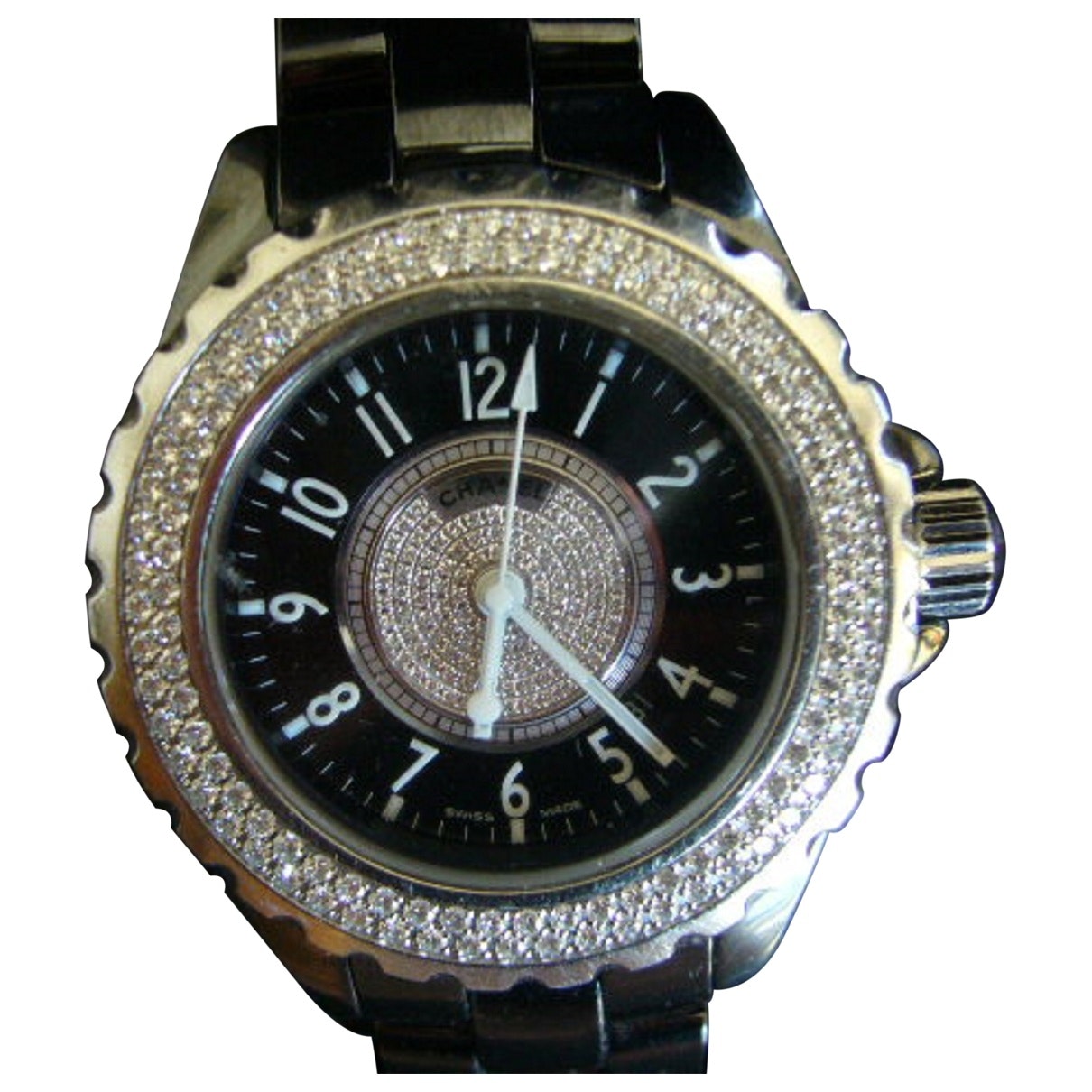 Chanel j12 quartz black ceramic watch