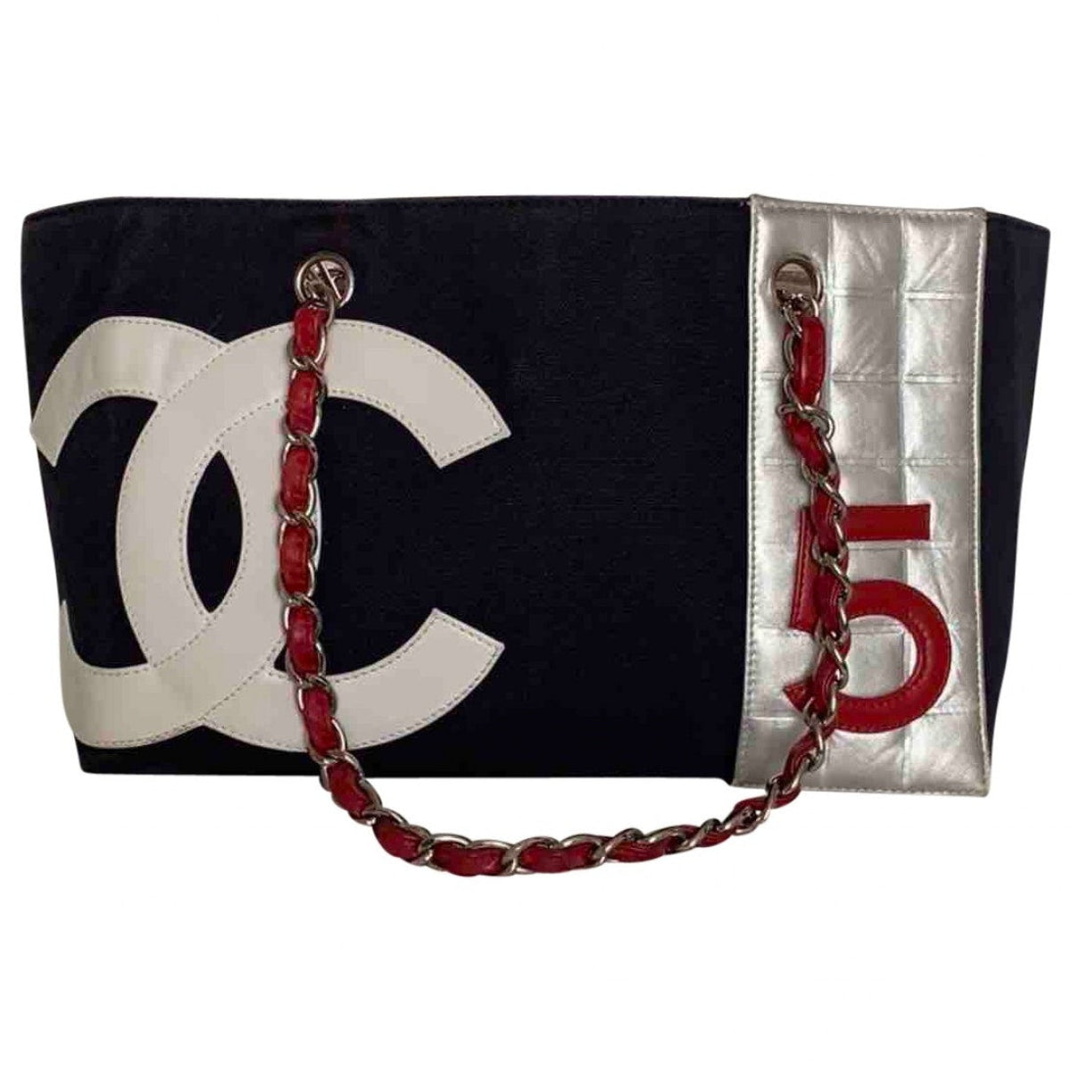 Chanel navy denim - jeans handbag