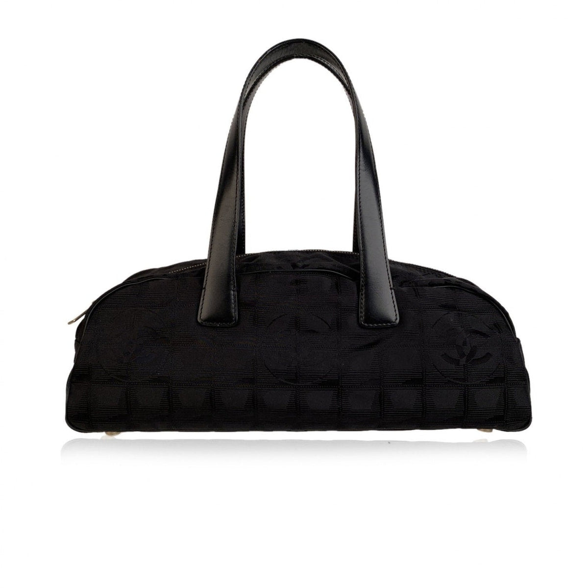 Chanel black cloth handbag