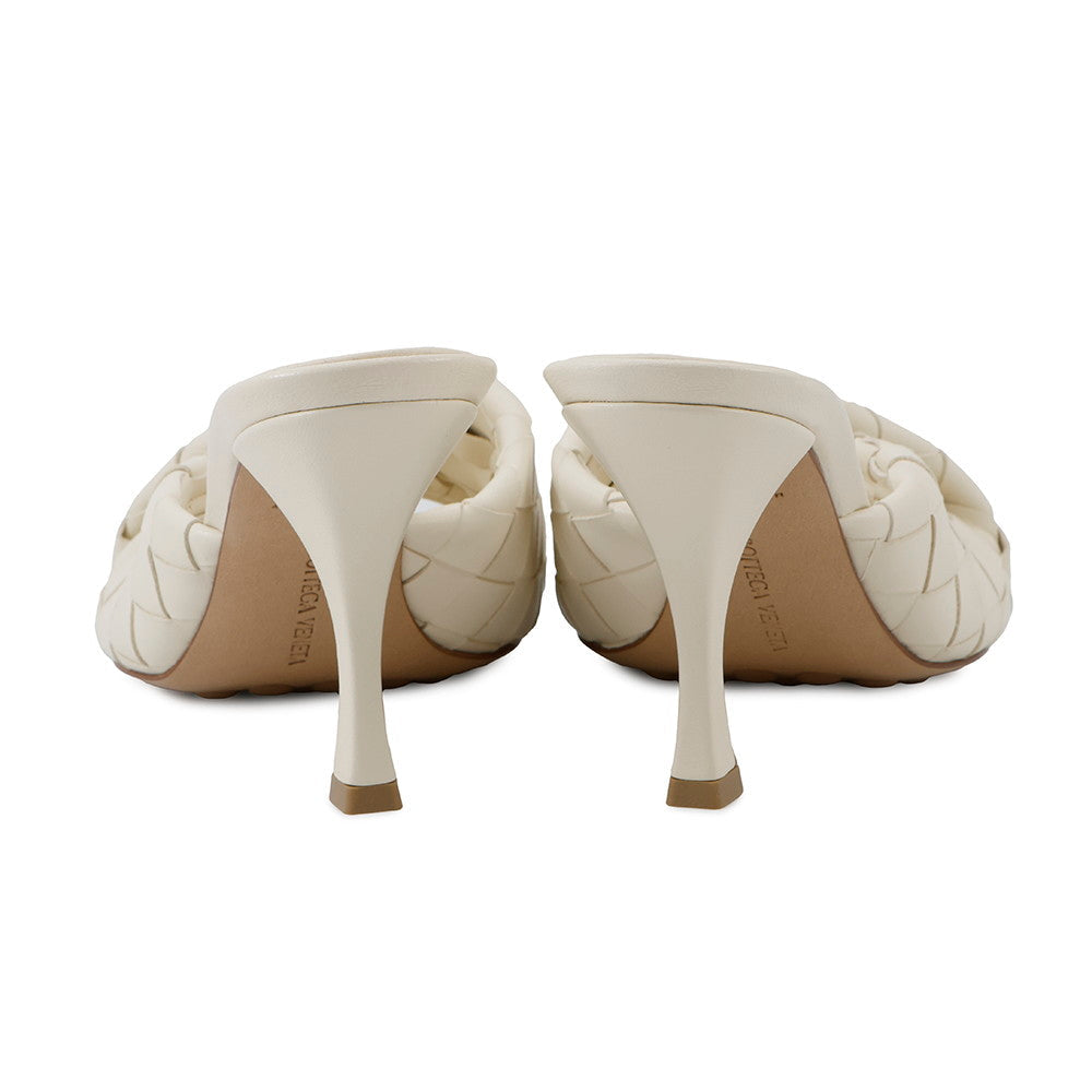 Bottega Veneta Blink Intrecciato Mules Sea salt796455 Lambskin Size 38