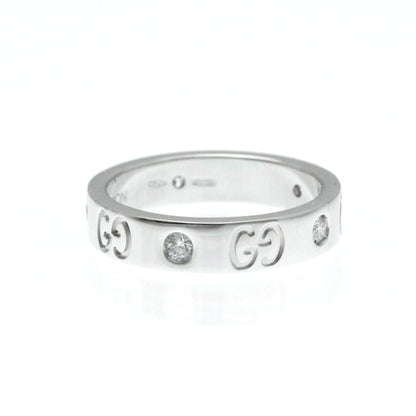 Gucci Icon Silver White Gold Ring Jewelry
