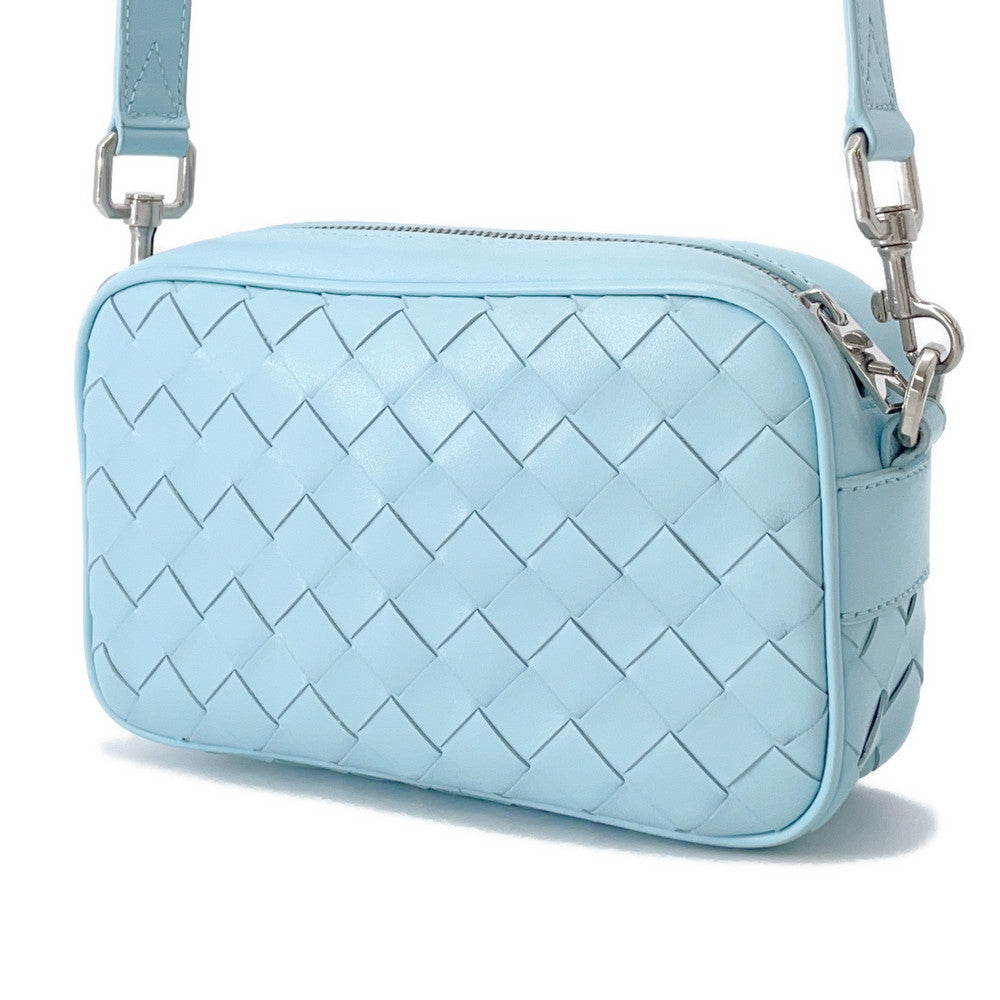 Bottega Veneta INTRECCIATO camera bag Light Blue765911 Leather Size Mini