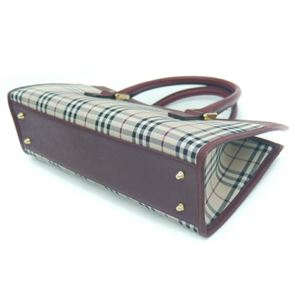 BURBERRY Nova Check Handbag