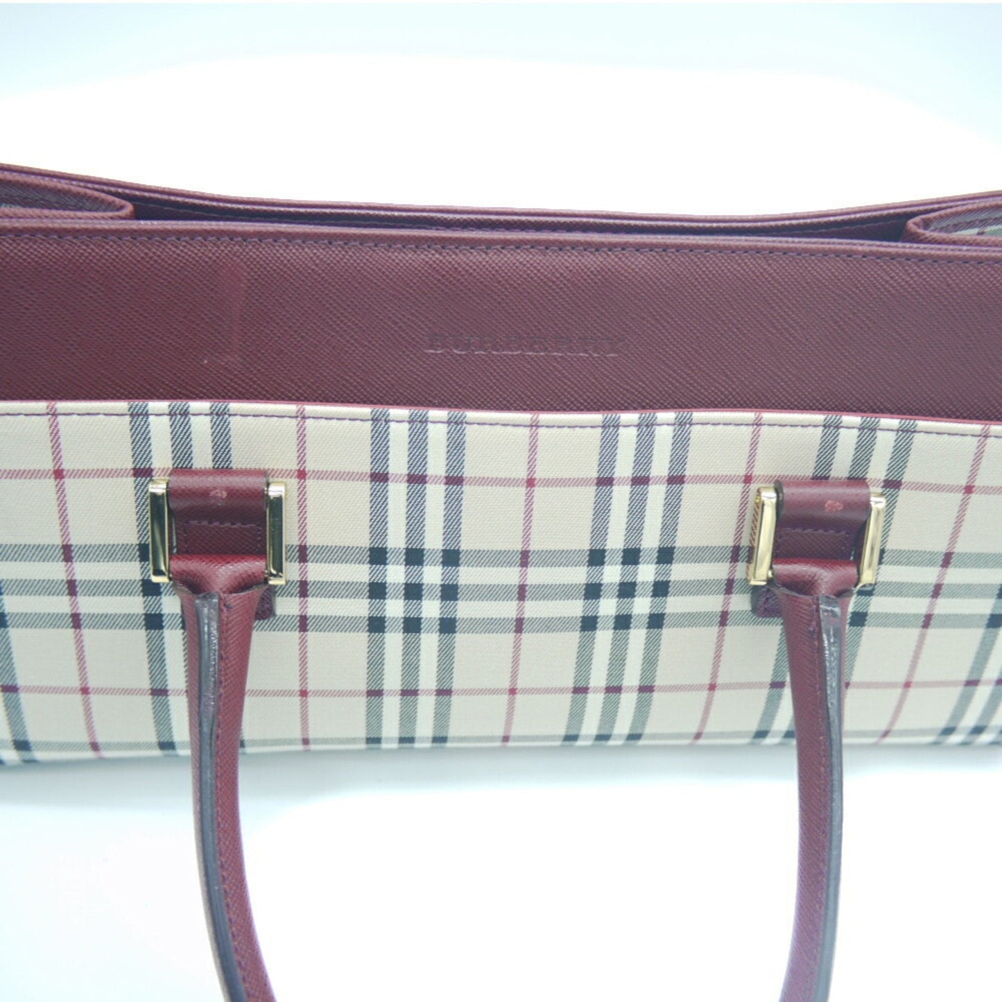 BURBERRY Nova Check Handbag