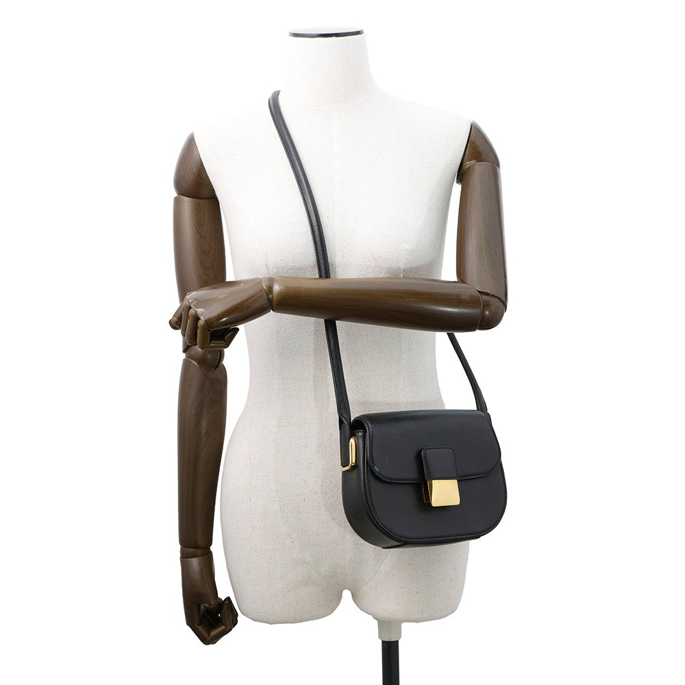 Bottega Veneta Desiree Shoulder Bag Navy Leather Size Mini