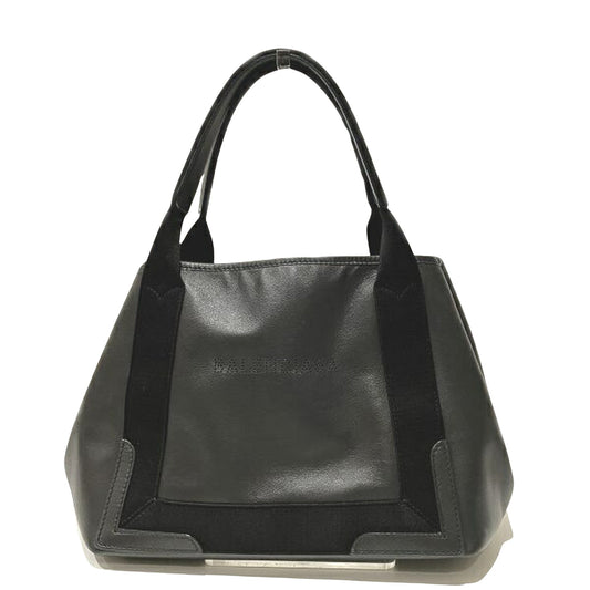 Balenciaga Navy Cabas Handbag