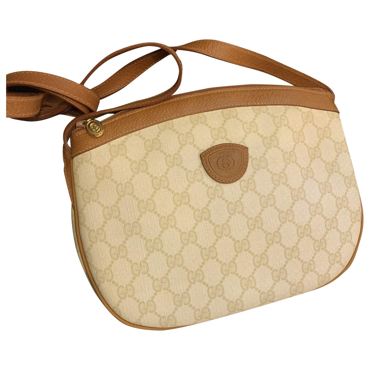 Gucci white cloth handbag