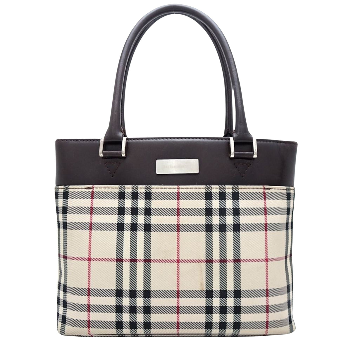 BURBERRY Nova Check Handbag