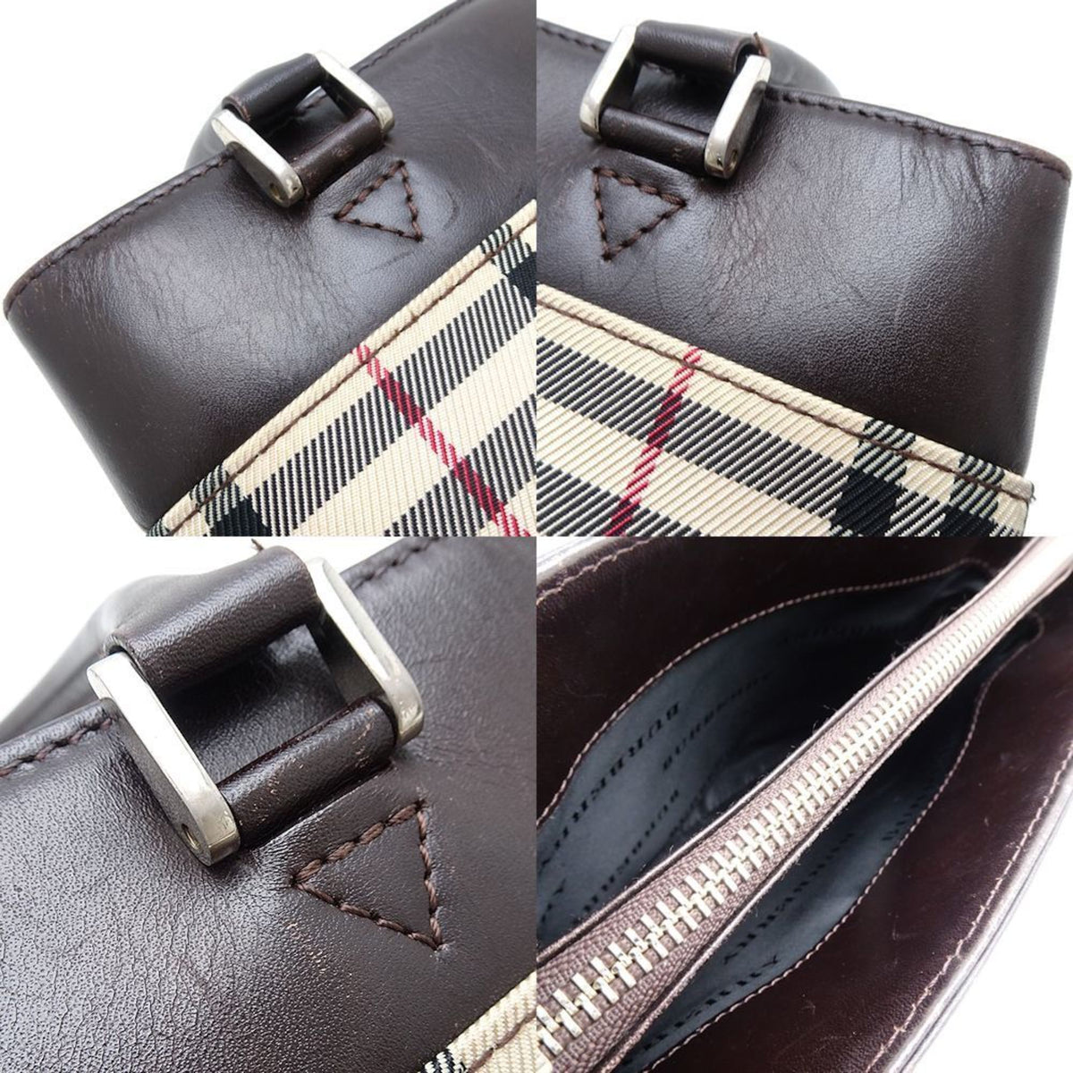 BURBERRY Nova Check Handbag