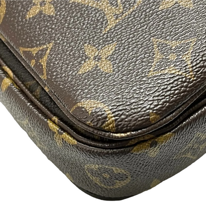 Louis-Vuitton Monogram Pochette Metis Brown GHW
