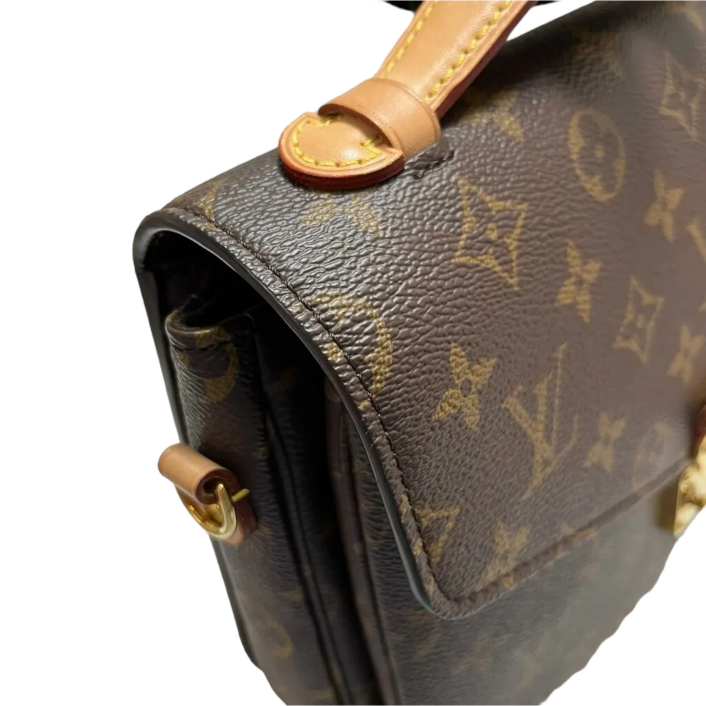 Louis-Vuitton Monogram Pochette Metis Brown GHW