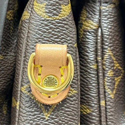 Louis-Vuitton Monogram Pochette Metis Brown GHW