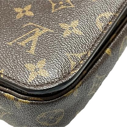 Louis-Vuitton Monogram Pochette Metis Brown GHW