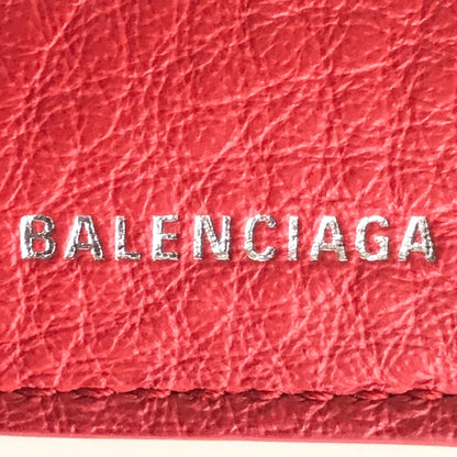 BALENCIAGA Tri-fold wallet 3914446 6524 W 56814 leather Red Compact wallet paper Women