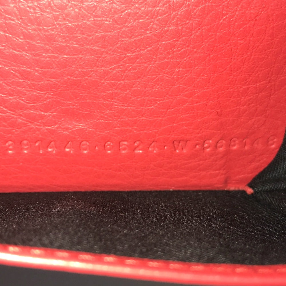 BALENCIAGA Tri-fold wallet 3914446 6524 W 56814 leather Red Compact wallet paper Women