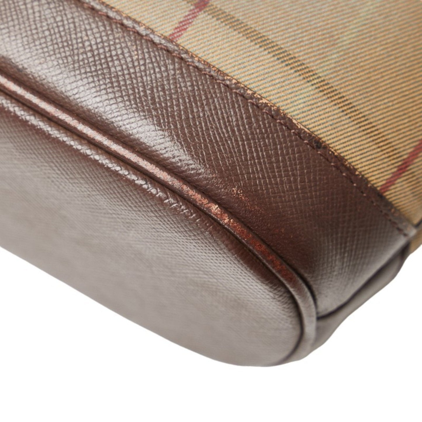 BURBERRY Check Link Shoulder Bag