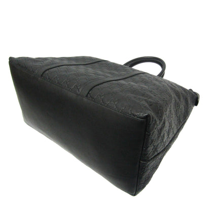 Gucci Guccissima Black Leather Handbag