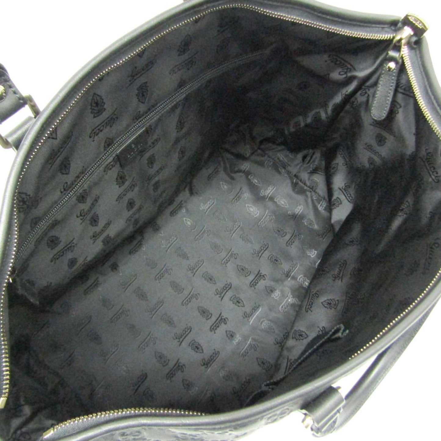 Gucci Guccissima Black Leather Handbag