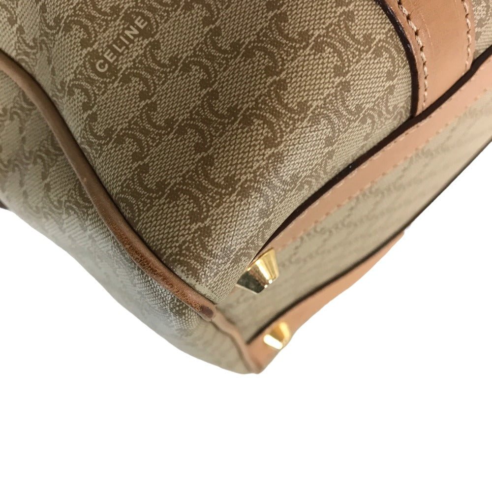 CELINE Boston Duffel bag M13 PVC coated canvas beige Travel bag Duffle bag Macadam Women(Unisex) Used