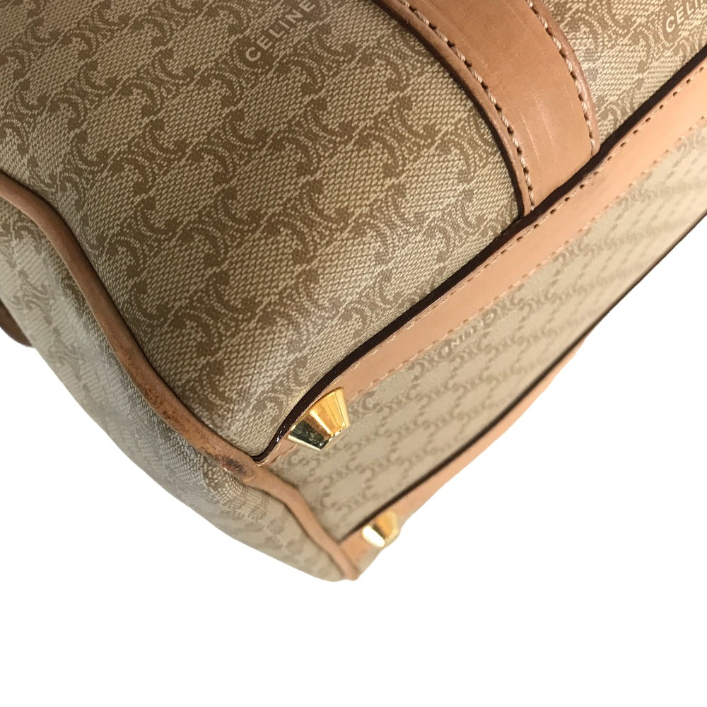 CELINE Boston Duffel bag M13 PVC coated canvas beige Travel bag Duffle bag Macadam Women(Unisex) Used