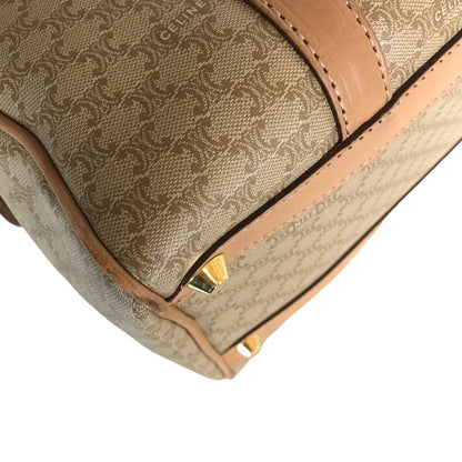 CELINE Boston Duffel bag M13 PVC coated canvas beige Travel bag Duffle bag Macadam Women(Unisex) Used