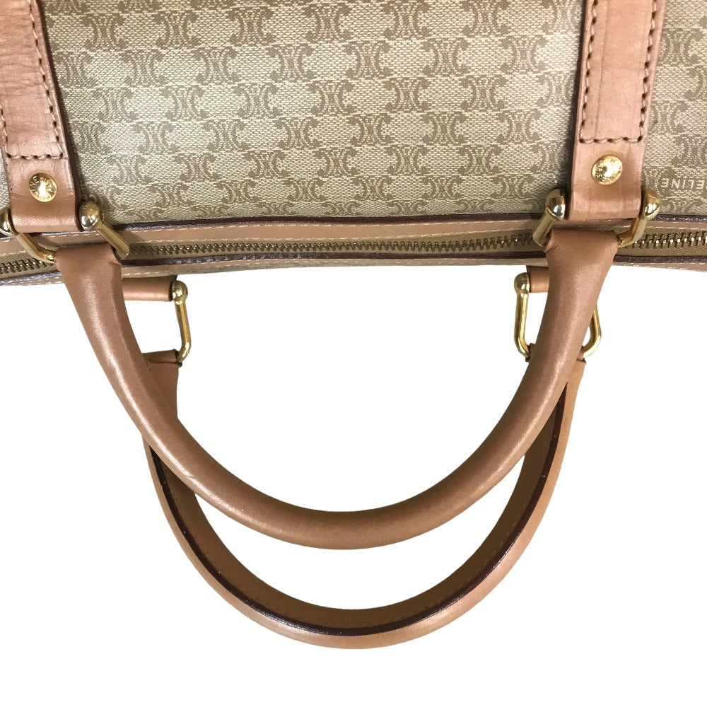 CELINE Boston Duffel bag M13 PVC coated canvas beige Travel bag Duffle bag Macadam Women(Unisex) Used