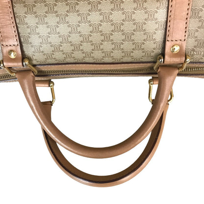 CELINE Boston Duffel bag M13 PVC coated canvas beige Travel bag Duffle bag Macadam Women(Unisex) Used