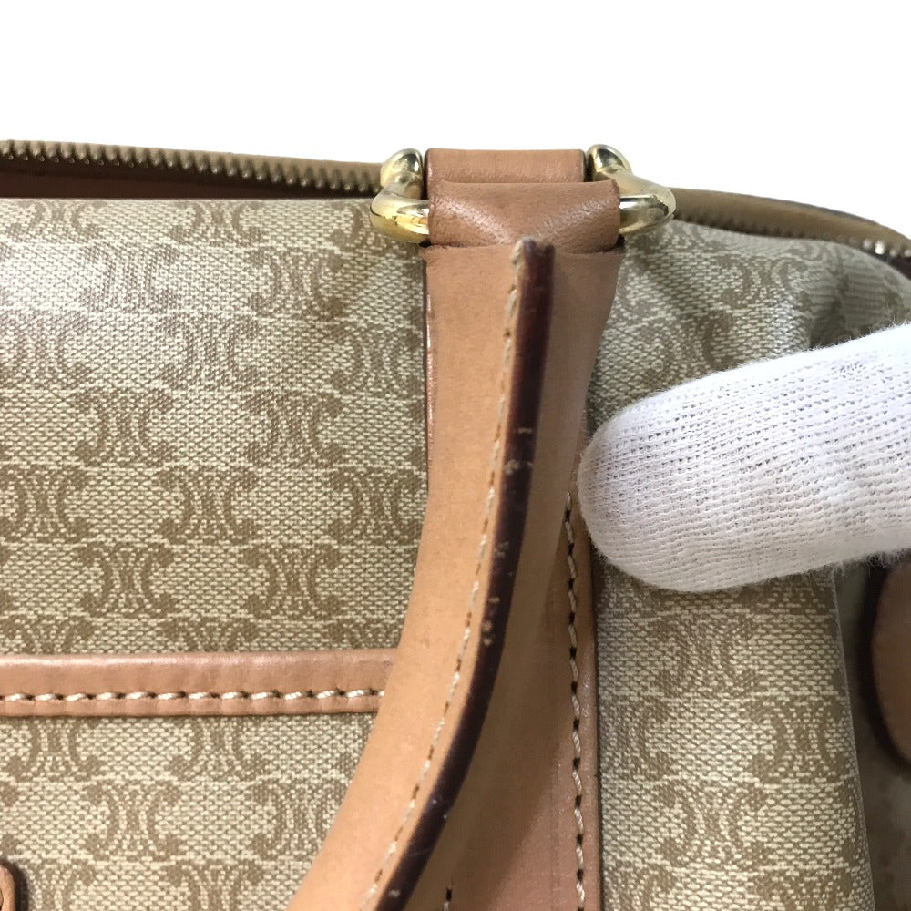 CELINE Boston Duffel bag M13 PVC coated canvas beige Travel bag Duffle bag Macadam Women(Unisex) Used