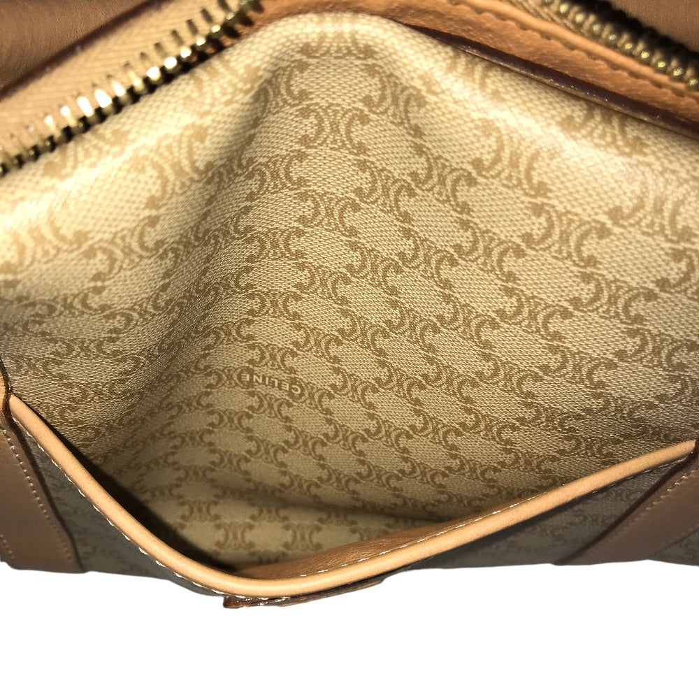 CELINE Boston Duffel bag M13 PVC coated canvas beige Travel bag Duffle bag Macadam Women(Unisex) Used