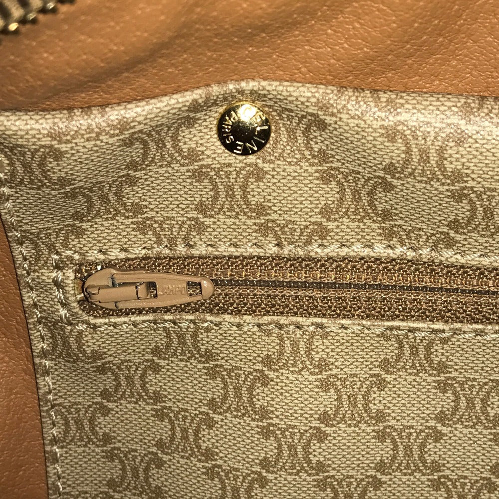 CELINE Boston Duffel bag M13 PVC coated canvas beige Travel bag Duffle bag Macadam Women(Unisex) Used