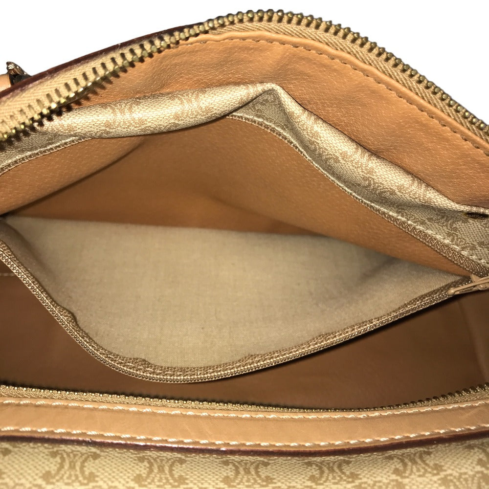 CELINE Boston Duffel bag M13 PVC coated canvas beige Travel bag Duffle bag Macadam Women(Unisex) Used